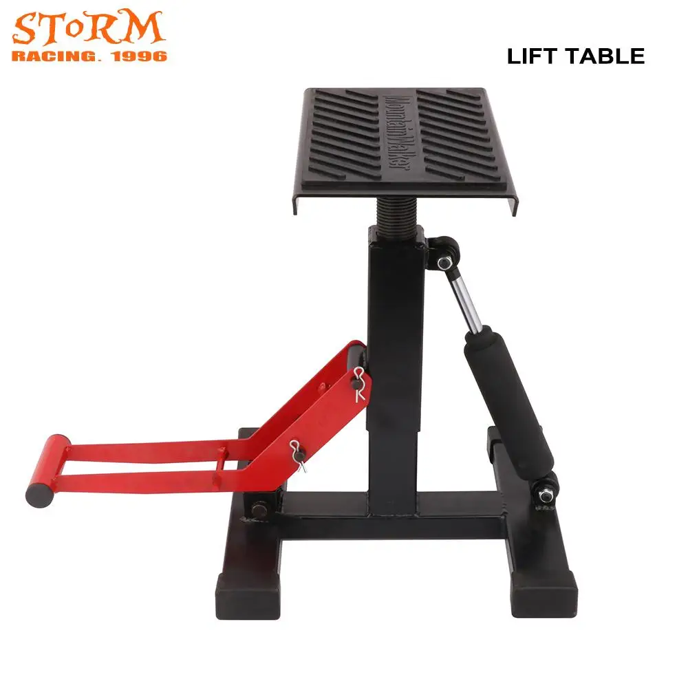 Motorcycle Universal  Adjustable Lift Lift Stand Repairing Table For Adventure Touring Street Bike Lift Stand For KTM YAMAHA