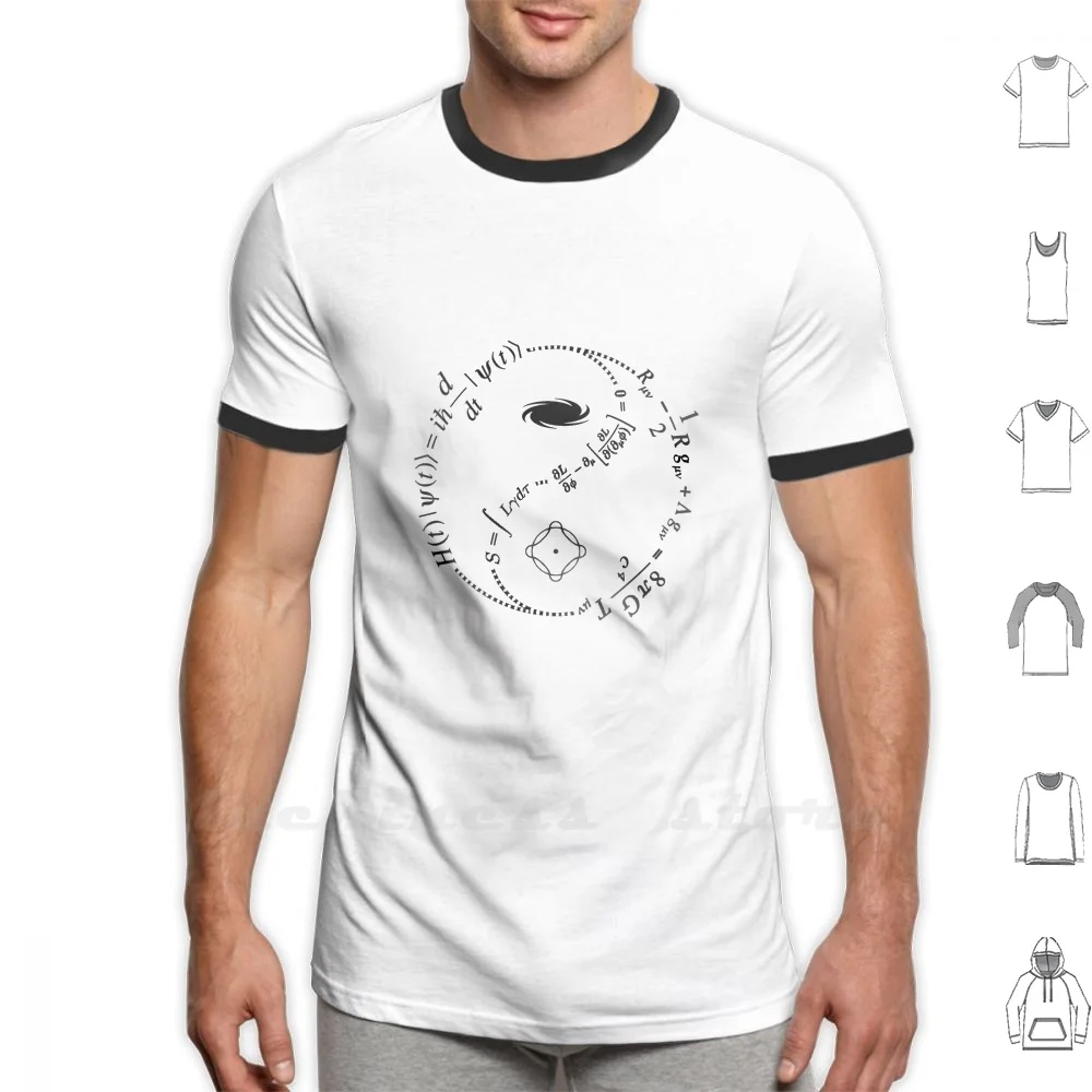 Yin Yang Of Physics [ Light ] T Shirt Men Women Teenage Cotton 6Xl Yin Yang Yin Yang Physics Light Quantum Mechanics Quantum