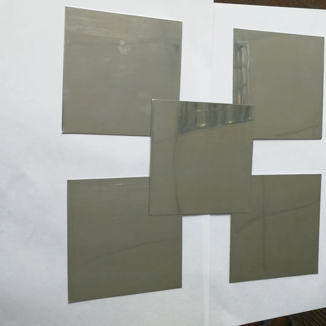 5pcs/set Pure Zinc Zn Sheet Plate Metal Foil 100mm*100mm*0.5mm diy lab science materila