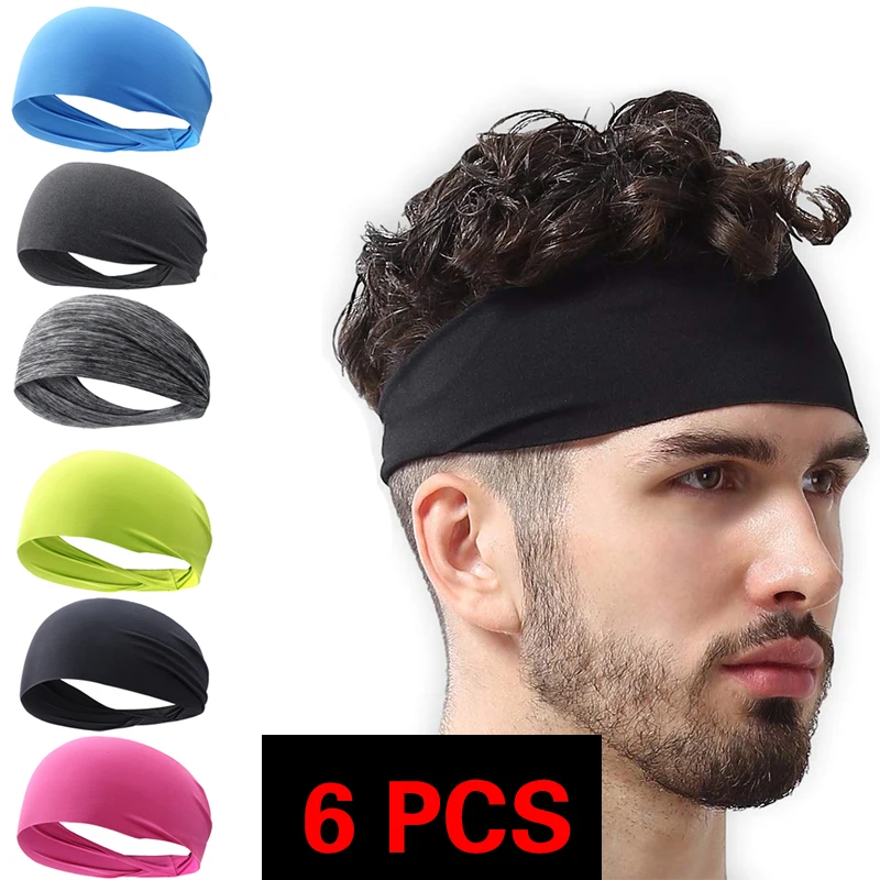 Headbands for Women Men Unisex 2020 Sports Elastic Sweatband Yoga Thin Headscarfs Running Anti-Sweat Band Lightweight Breathable