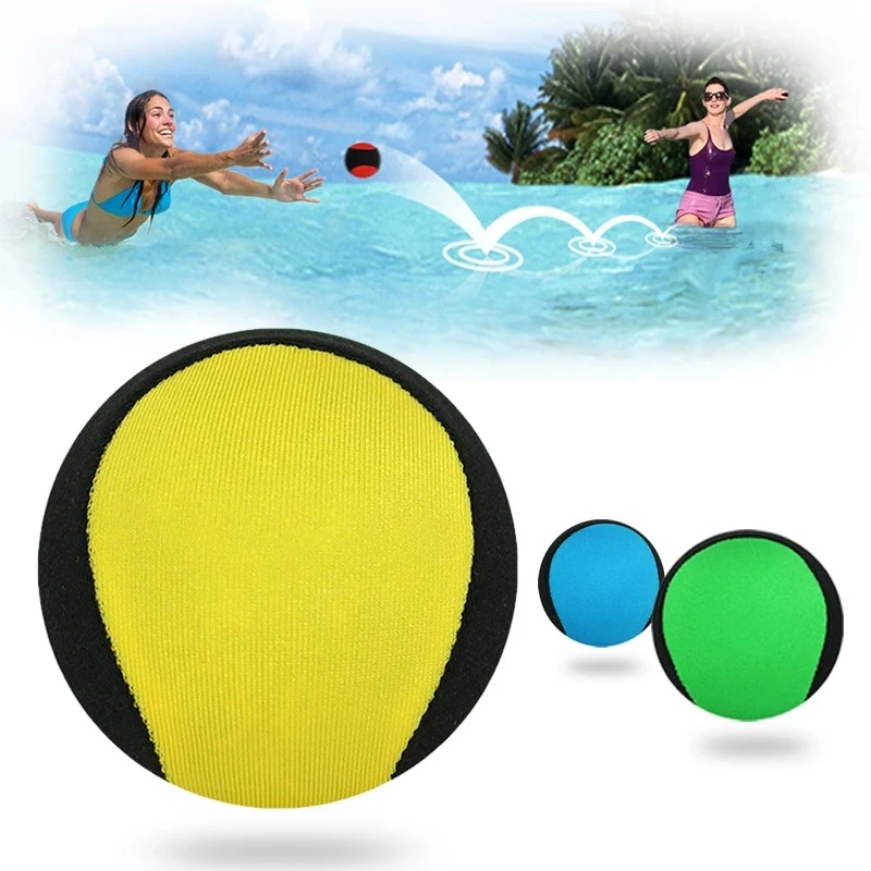 55Mm Water Skimming Jumper Bal Tpr Water Stuiterende Bal Bounce Water Surf Bal Fidget Stress Oceaan Zwembad Strand sport Bal