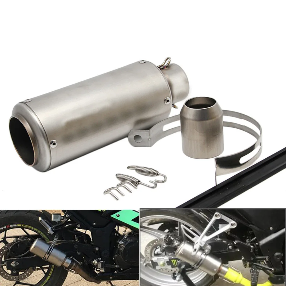 

Motorcycle exhaust muffler escape exhaust muffler exhaust pipe 51 mm 61 mm For Yamaha FZ1 FAZER FZ6 FZ6R FZ8 XJ6 YZF R1 R6 R3