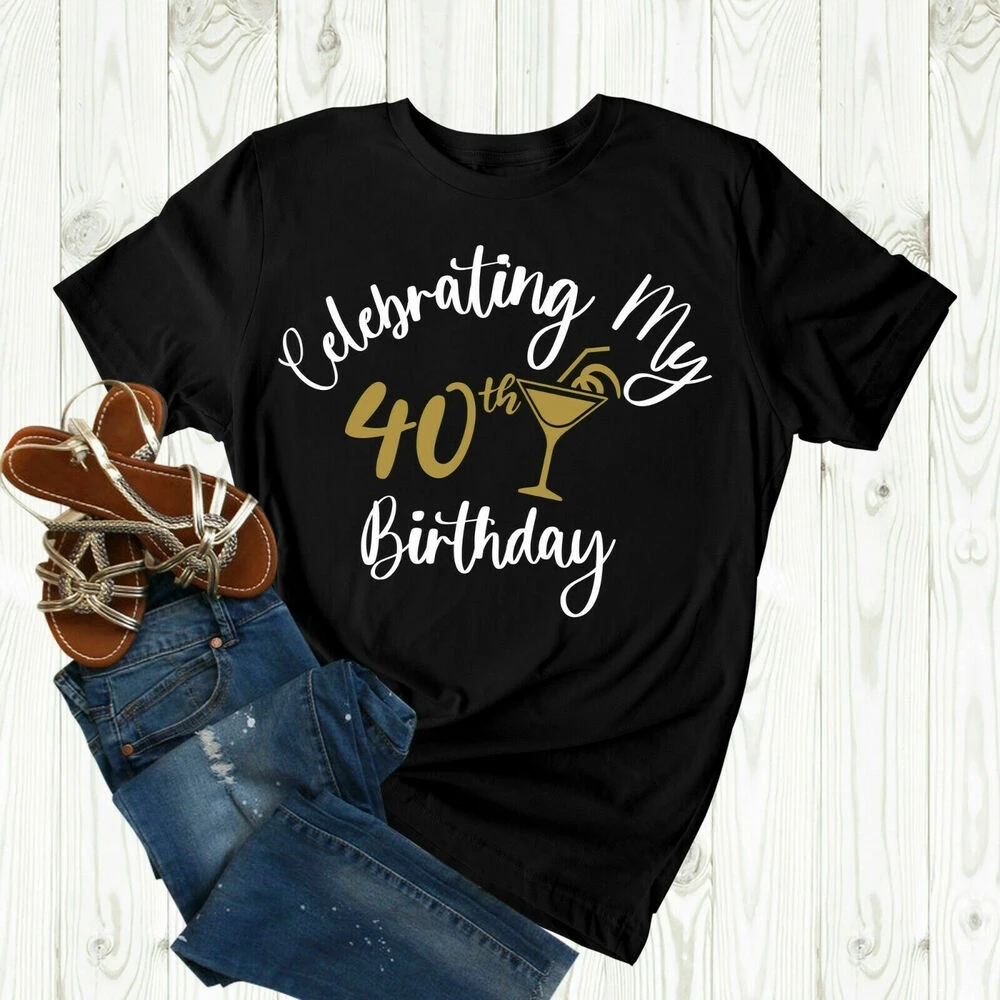 40th Birthday Squad Shirt, Personalised Name Age Birthday Tshirt, Birthday Gift Top TX6035