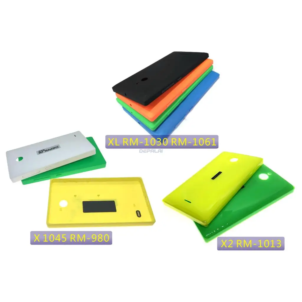 Housing Battery Cover For Nokia Lumia X 1045 RM-980 X2 RM-1013 XL RM-1030 RM-1061 Battery Door Case  Replacement Back Cover