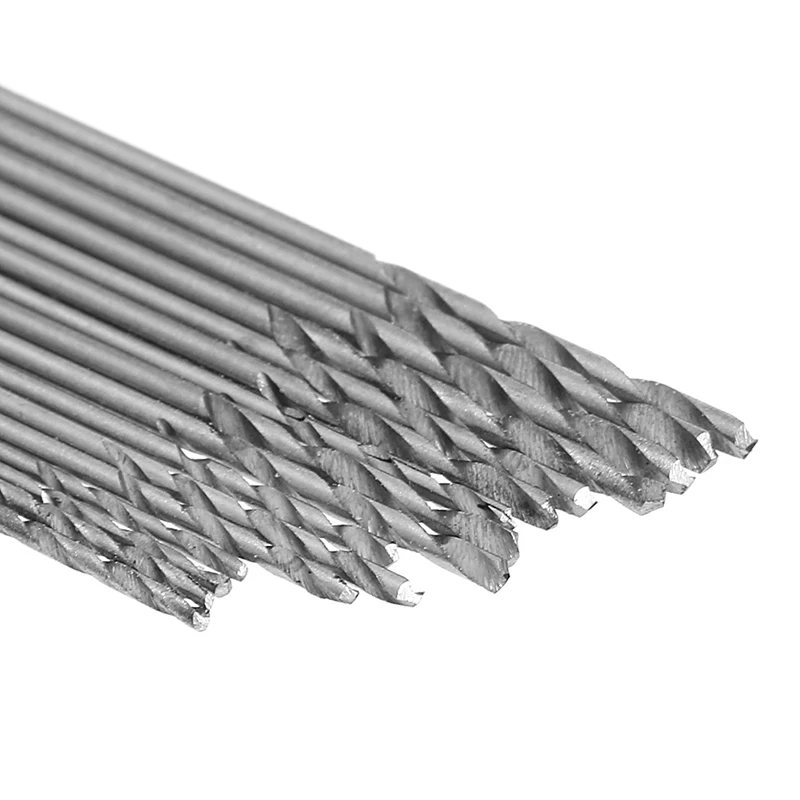 Set di punte elicoidali in acciaio bianco HSS 16 pezzi 0.8-1.5mm per trapani elettrici A0KF