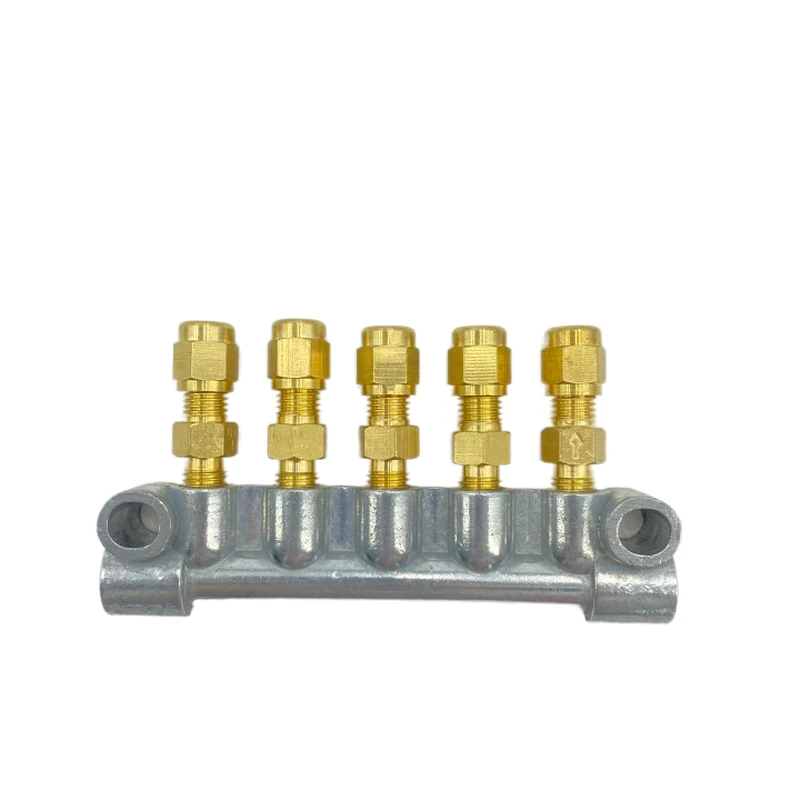 

Adjustable Oil Distributor 4MM Assembly Connector One-way Oil Divider Valve For Centralized Lubrication System