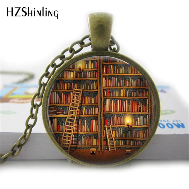 2020 She Is Too Fond Of Books Alcott Quote Pendant Necklace Cats Book Lover Jewelry Librarian Gift Writer Book Nerd HZ1