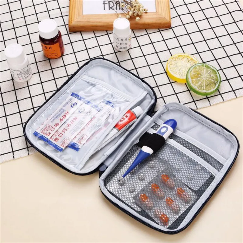 Portable Storage Bag First Aid Emergency Medicine Bag Outdoor Pill Survival Organizer Emergency Kits Package Travel Accessories