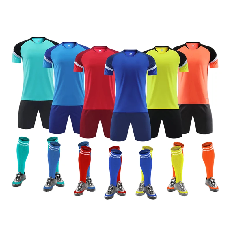 

Adult Kids Football Training Uniforms Sportswear GYM Fitness Clothing Children Soccer Jerseys Jogging Running Sports Suit