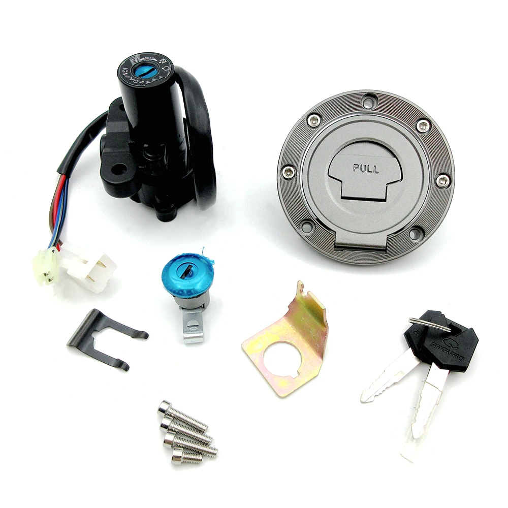 

Motorcycle Ignition Switch Fuel Cap Locks Accessories For Yamaha YZF R1 2002-2003 2007-2022 R6 2004 2006-2022 FJR 1300 2001-2022