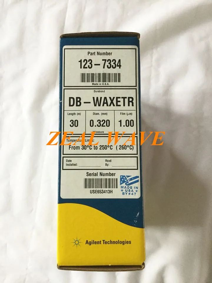 123-7334 Agilent Gas Chromatography Column DB-WAXETR 30m  0.32mm  1.00u