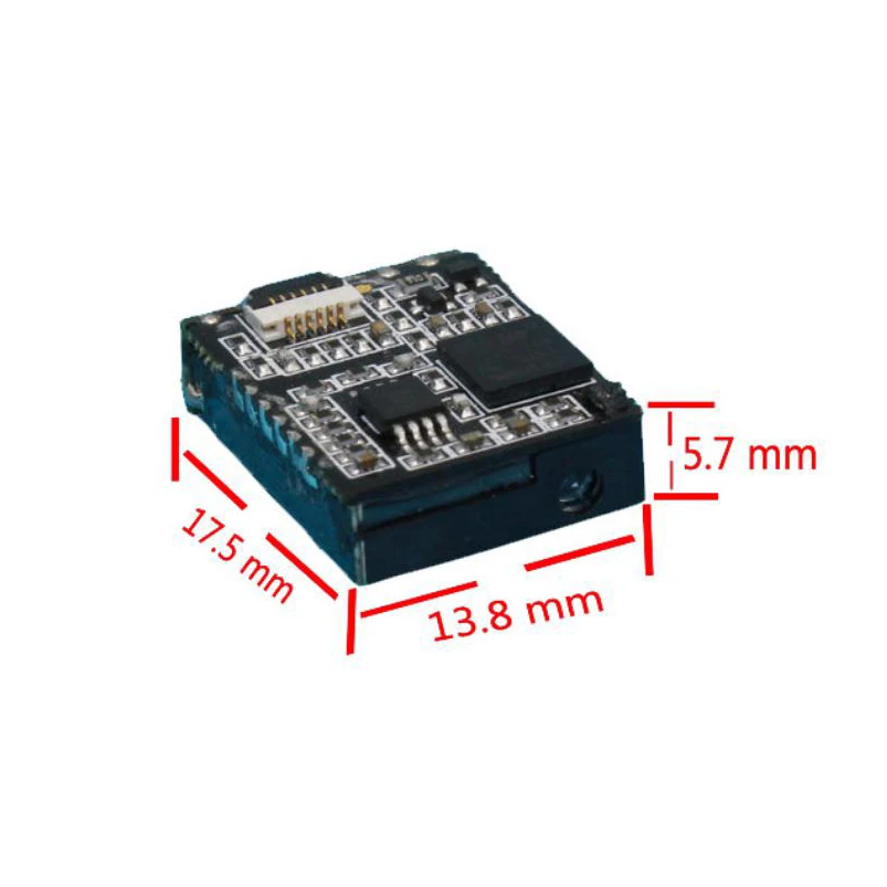 Barcode Scanner Module 620 nm Visible Red Light Barcode Scanner 1D CCD Barcode Reader with Auto-induction Scanning