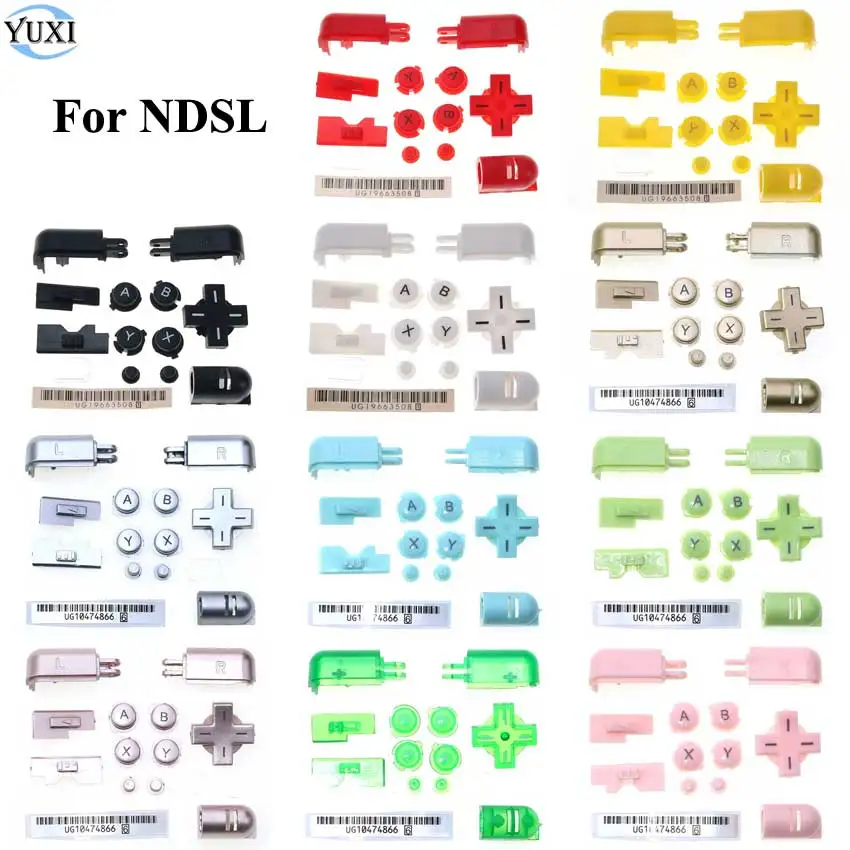 

YuXi Replacement ABXY L R D Pad Cross Button Full Button Set For Nintend DS Lite For NDSL Console Buttons Kit