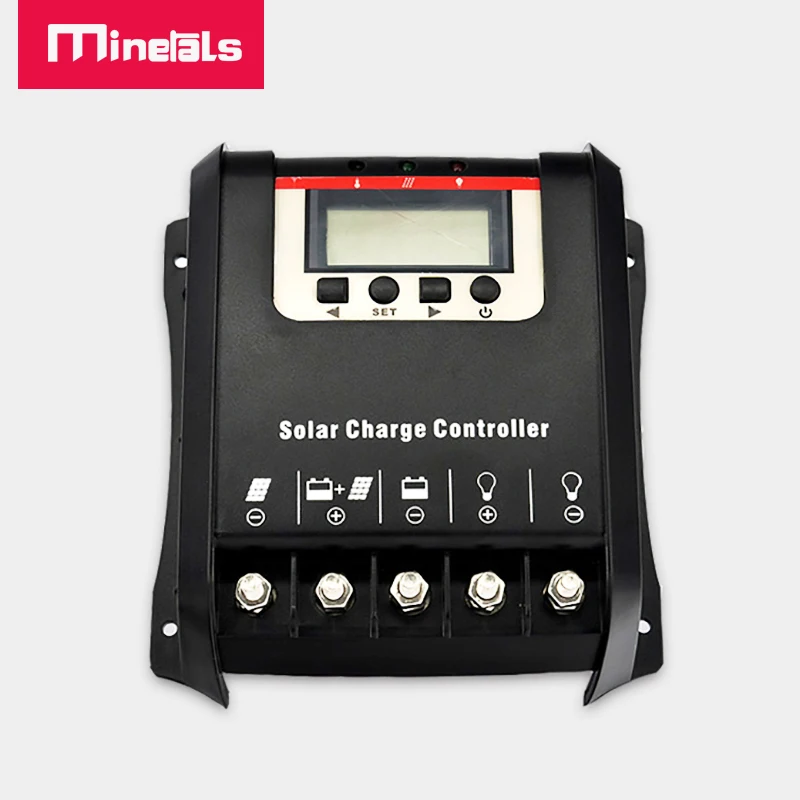 12 فولت/24 فولت 50A PWM جهاز التحكم في الشحن مع معلمة قابلة لإعادة التدوير الواح البطاريات الشمسية منظم PWM السيارات المعلمة قابل للتعديل