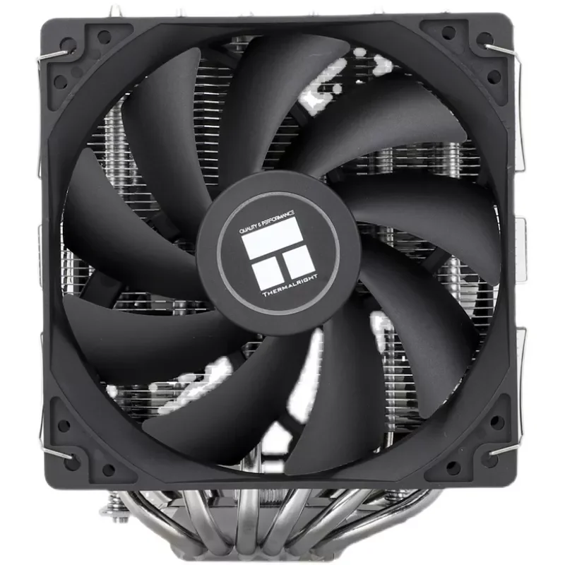 Imagem -05 - Thermalright-cpu Dual Tower Built-in Tel Controle de Temperatura Heat Pipe 1150 1200 Am4 Tower Argb Branco Cpu Fan Pa120