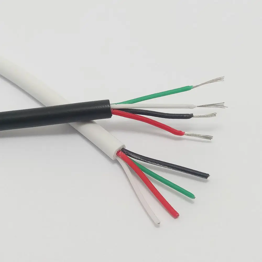 Kabel USB DIY Kabel Data Kabel Keyboard Kabel Mouse Empat Inti Kabel Daya Od3.0mm4 Core Kabel Elektronik 5-Core
