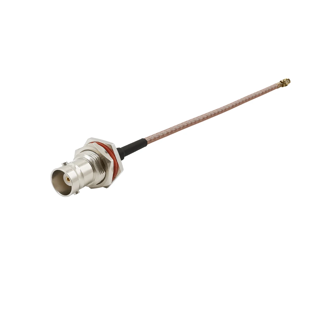 BNC Female Jack Bulkhead to IPX U.FL Female RF Coaxial Connector RG178 Cable Pigtail Adapter 5-50cm