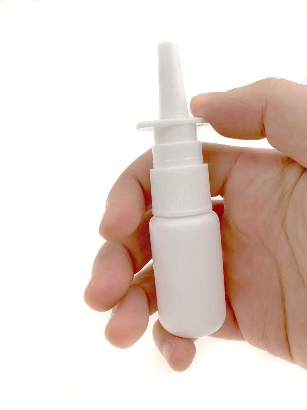 

80pcs/lot 20ml white nasal spray bottle Oral spray bottle make up container small empty nose spray bottles