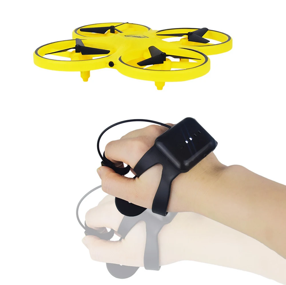 RC Drone UFO toys Watch Gesture Flying ball Helicopter Hand Infrared Electronic Quadcopter Interactive Induction dron Kids toys