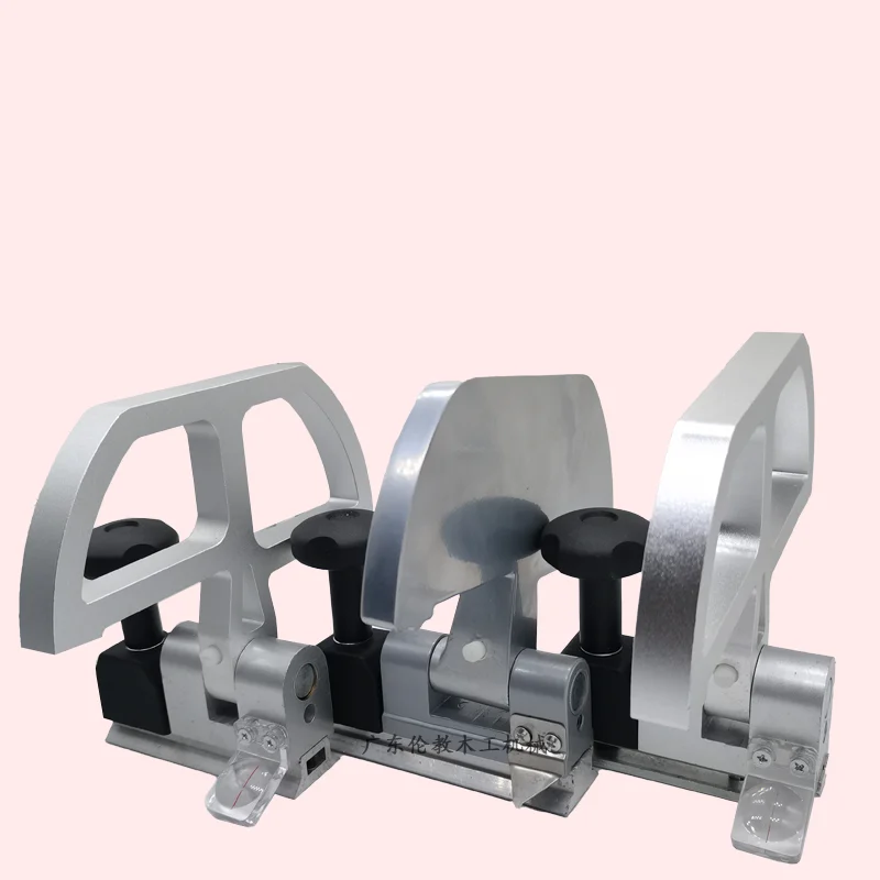 Sliding Tafelcirkelzaag Met Liniaal Baffle/Positionering Plaat Schaal Vergrootglas Handvat Houtbewerking Machines Accessoires