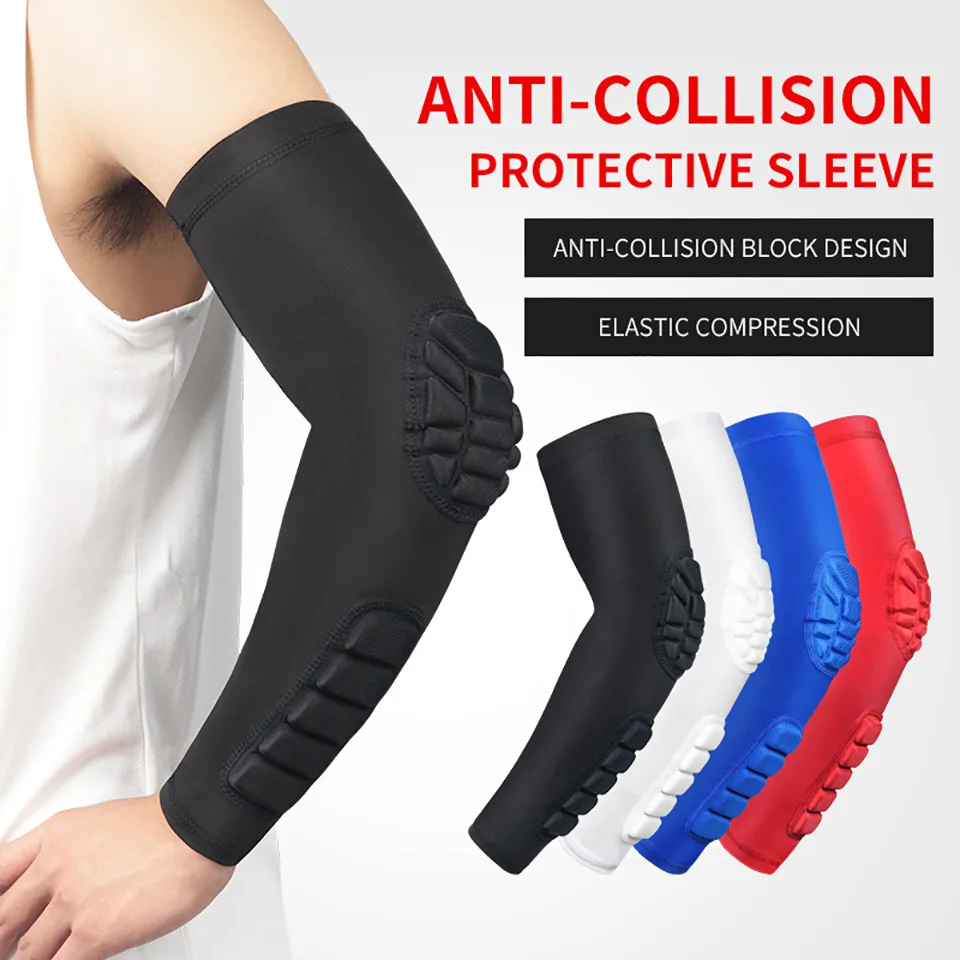 1 PCS Arm Sleeves Bicycle Sleeves Sport Protective Gear Arm Guard MTB Bike Safety Crash Proof Basketball Elbow Warmer