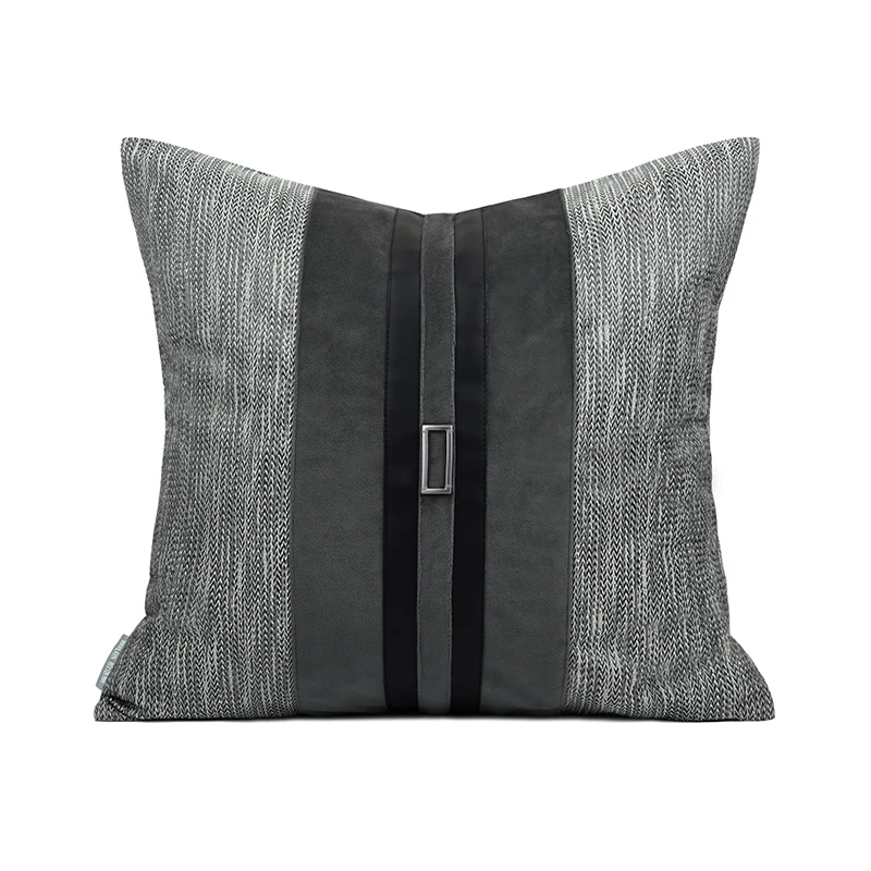 

Grey Striped Cushion Covers Home Decor Throw Pillow Cover Cushions For Outside Garden Chair Autumn Decoration Pillowcase 45x45cm