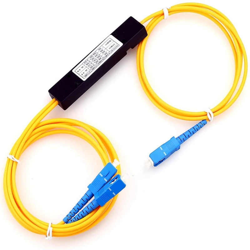 Htoc ftth Glasfaser splitter 1x2 sc Anschluss Single mode Glasfaser Upc Pigtailed optische Verzweigung vorrichtung