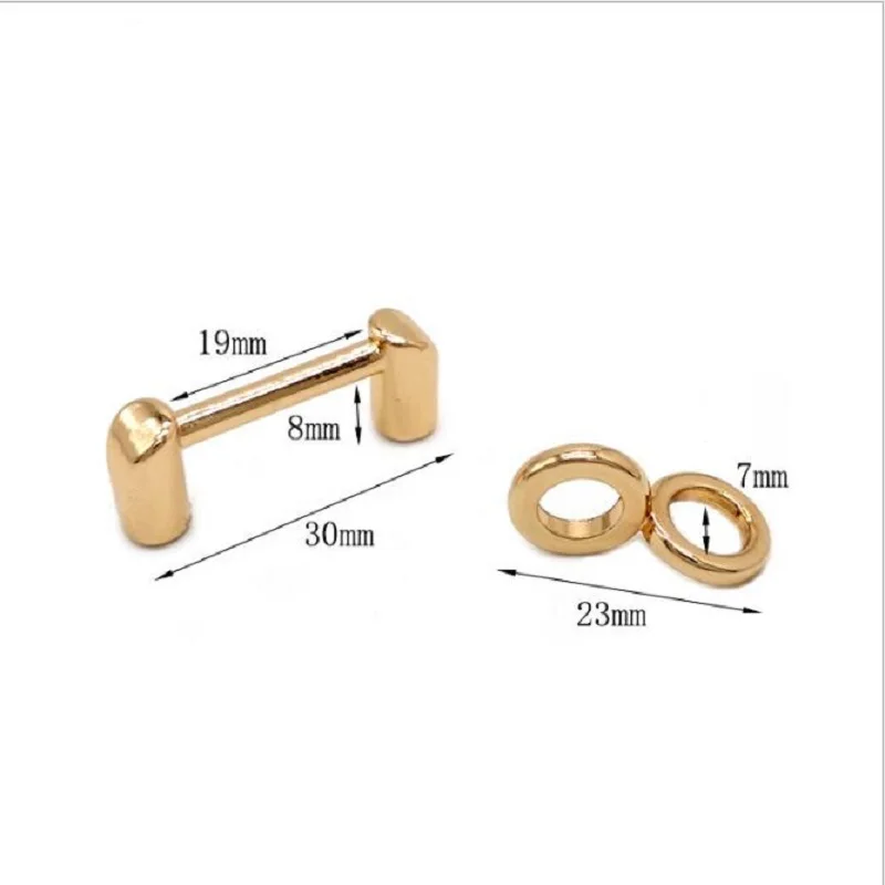 10pcs luggage hardware accessories arch bridge buckle matching 8-shaped shoulder strap connection buckle handbag handle buckle