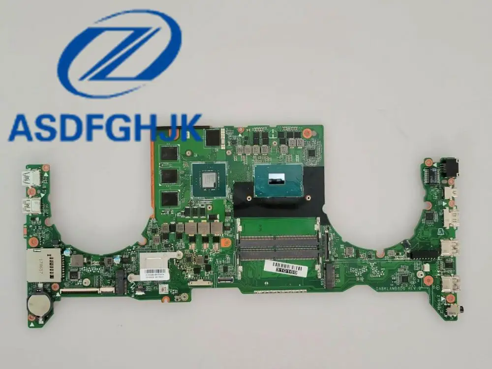 

Laptop Motherboard DABKLAMB8B0 FOR Asus GL503V GL503VD GL503VD-db71 I5-7300HQ i7-7700hq GTX1050 100% Test OK.