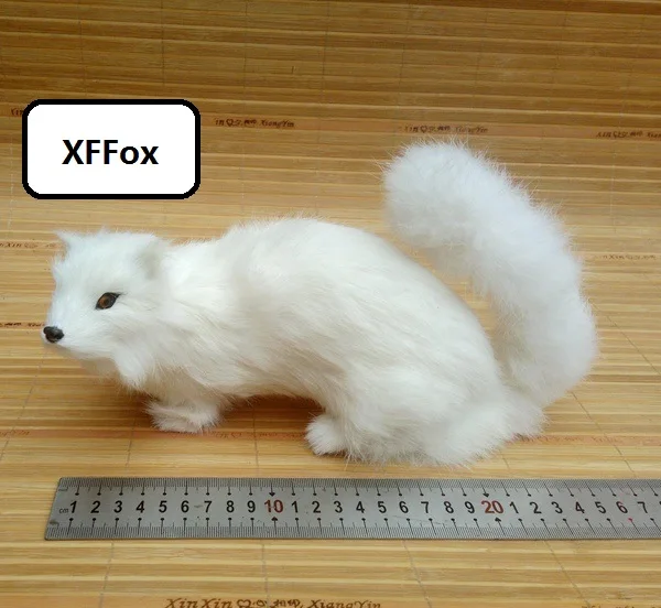 

cute simulation Weasel model polyethylene&furs reallife white Weasel doll gift about 20x8x11cm xf2163