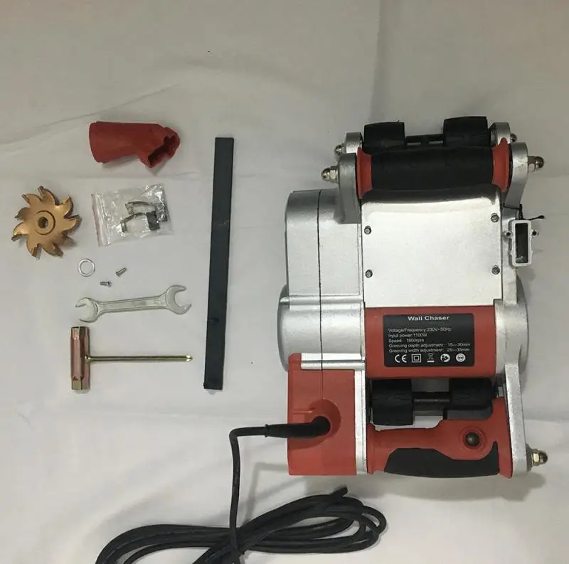 220V/110V Portable Electric Concrete Wall Tile Chaser Wall Slot Saw Cutting Machine Slot Machine 25MM Blade