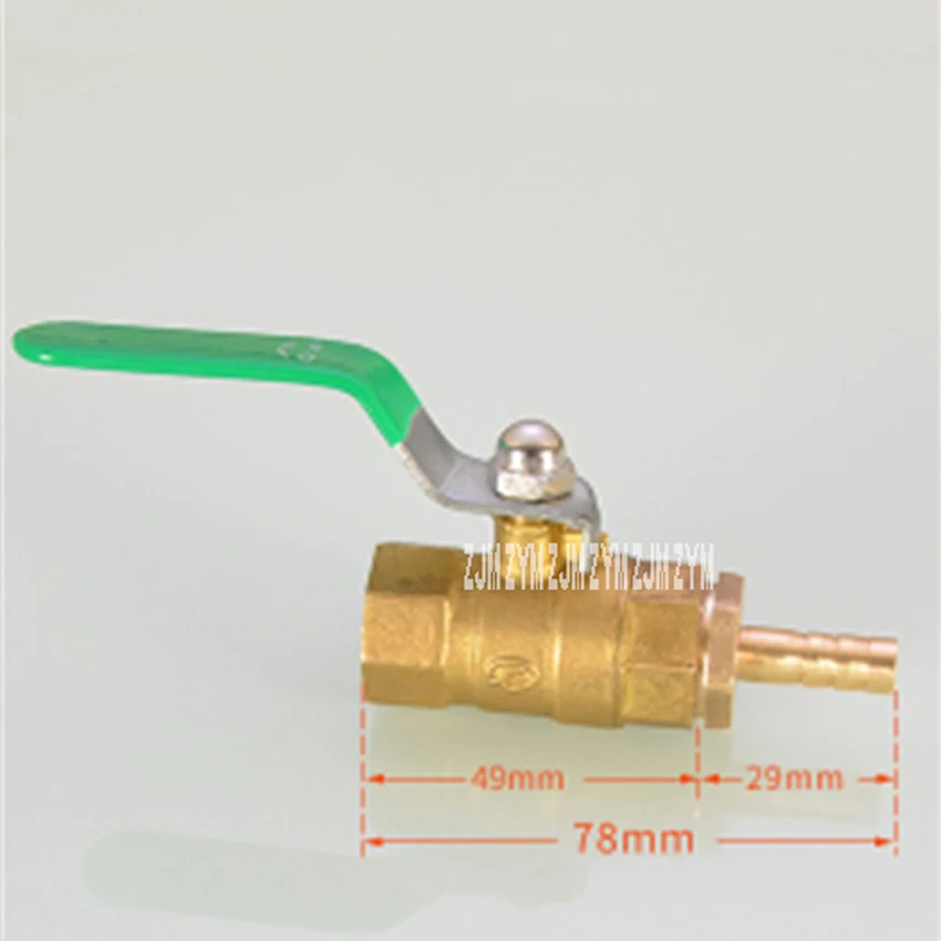 DN15/DN20 Stehen Verschleiß Messing Ball Ventil Sparen Raum Schlauch Ventil Schalter Stecker Ball Check Innere Gewinde /äußere Gewinde