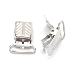 10pcs Lead Free Metal Suspender Pacifier Clips Without Plastic Ribbon Craft Sewing Tool 22.6x30mm B2734