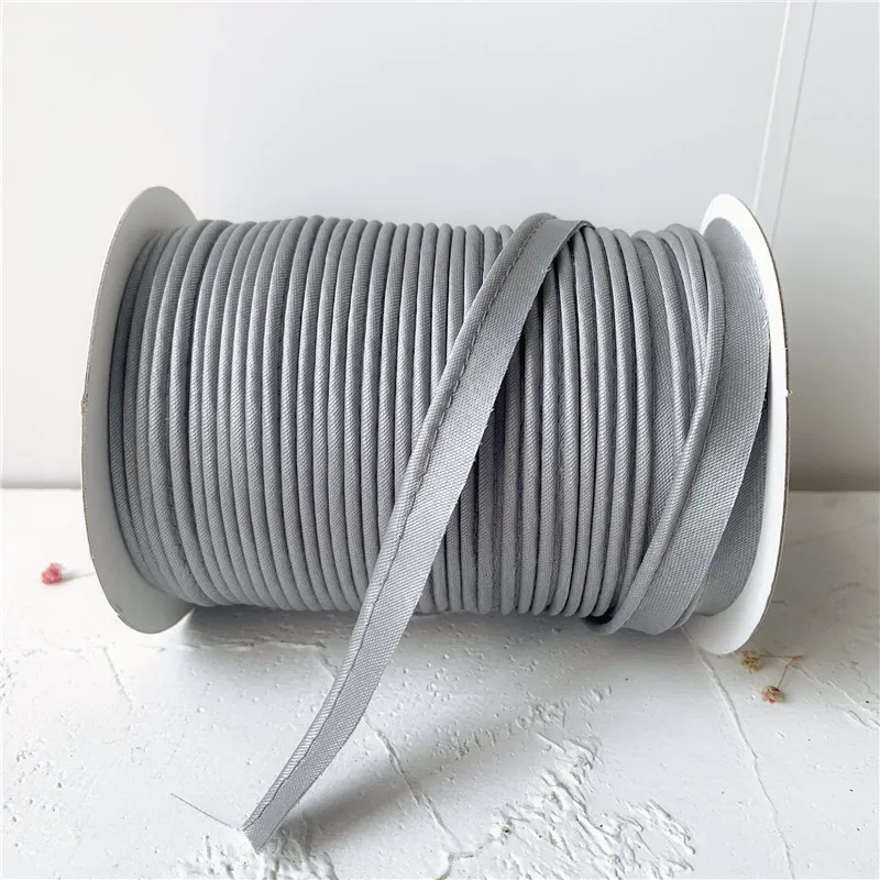 12mm Satin Bias Cord,AW Brand handmade For DIY Garment Sewing And Trimming cord high quality and 100% cotton rope