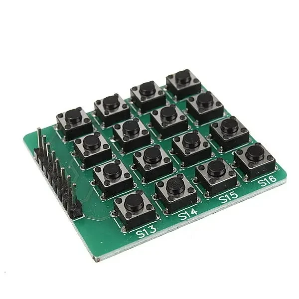 4 x 4 16-Key Matrix Keypad Keyboard Module 16 Buttons For MCU