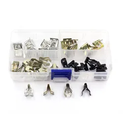 40Pcs Car Dash Dashboard Moulding Trim Metal Retainer Rivet Fastener Clips Kit
