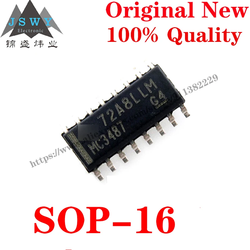 10~100 PCS MC3487DR SOP-16 Semiconductor Interface IC RS-422 Interface IC Chip with for module arduino Free Shipping MC3487