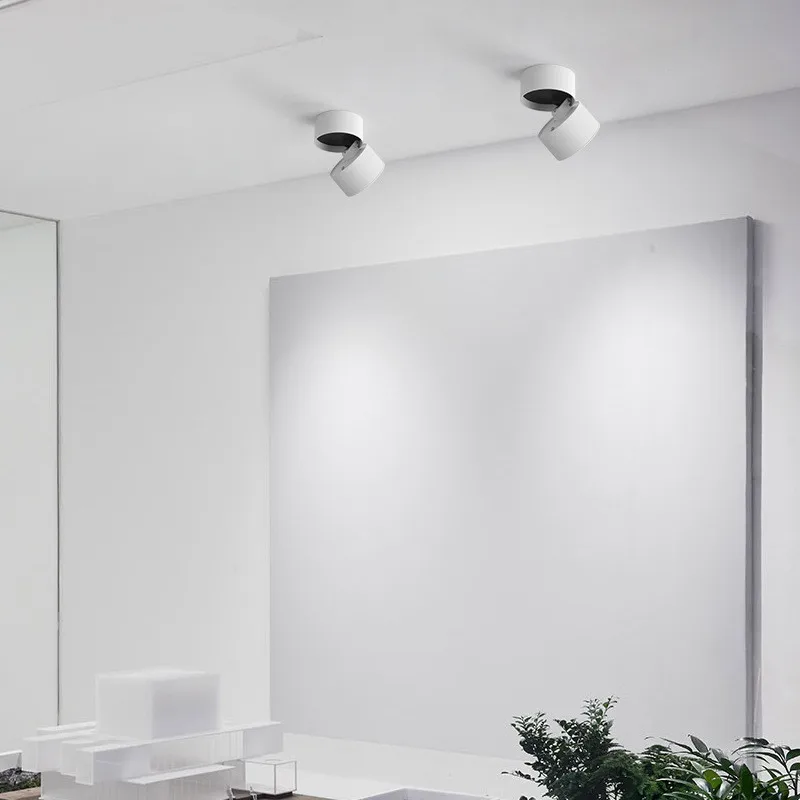 Dimmable 7W 10W 12W 15W Surface Mounted LED Downlight Spot Light 360 angle revolve Dimmable LED Downlight AC85-265V + LED Driver