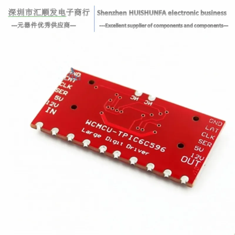 TPIC6C596 8 بت التحول تسجيل 7 الجزء يعرض 7 أنبوب رقمي