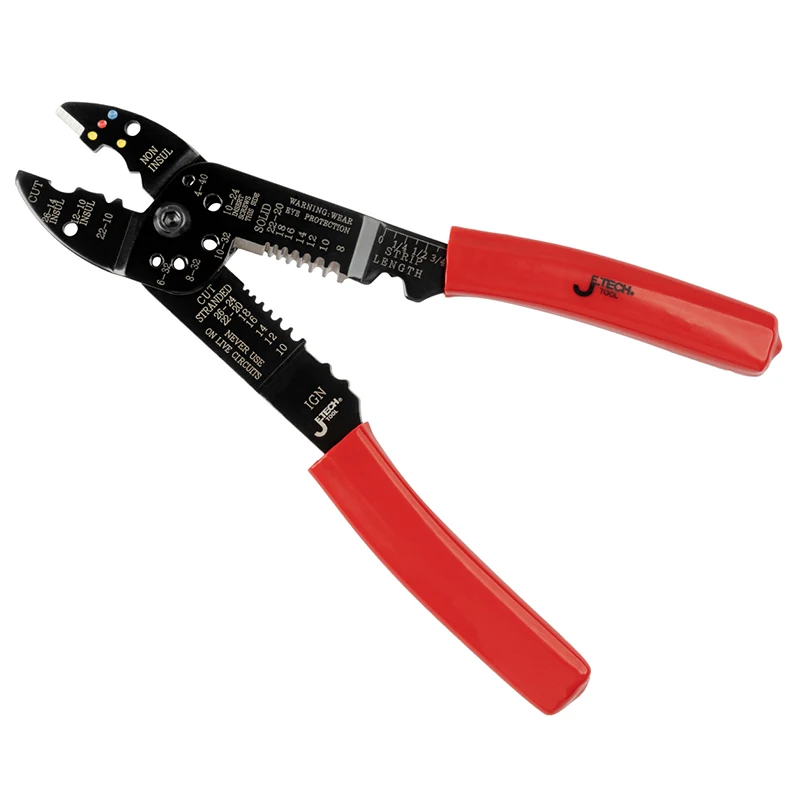 Wire Stripping Tool Wire Cutter Insulated Terminal Crimping Plier Multi-Purpose Cable Crimper Stripper Electrician Repair Tools