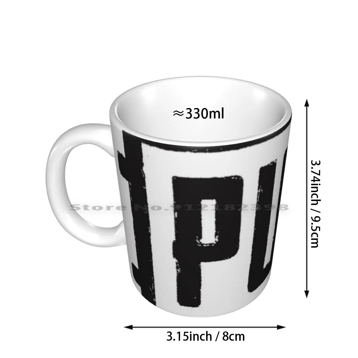 Playerunknown's Battlegrounds Ceramic Mugs Coffee Cups Milk Tea Mug Video Game Gun Fps Playerunknown Battlegrounds Fight First