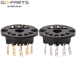 8pin Bakelite Vacuum Tube Sockets For 4699 AZ1 AZ11 AZ12 EF12 EL12 Hifi Amplifier DIY 2PCS