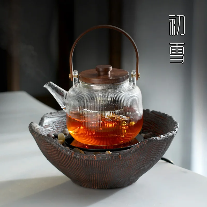 ★Electric TaoLu mute household Japanese tea boiled tea ware suit special tea glass teapot tea stove cooking kettle