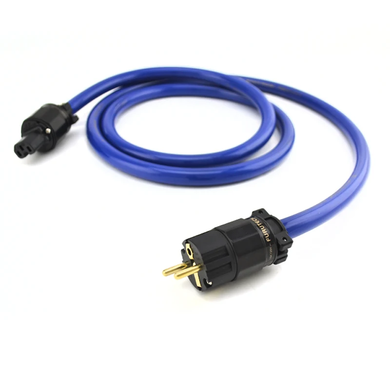 HiFi Audio Ensemble Cabo de Alimentação, Versão UE, Plug de Alimentação Conexão, oi-end Schuko Cabo De Alimentação Fio, 1 Pc