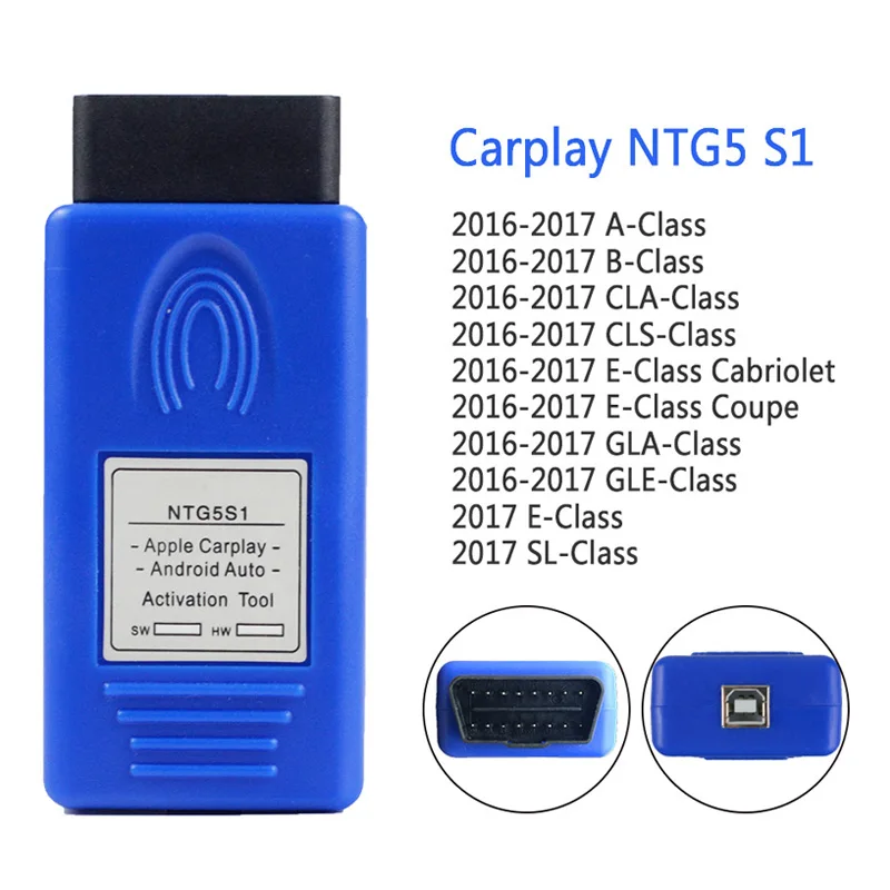 Newest NTG5S1 CarPlay OBD2 Car Activation Tool forbenz NTG5 S1 NTG5ES2 For Apple/Android