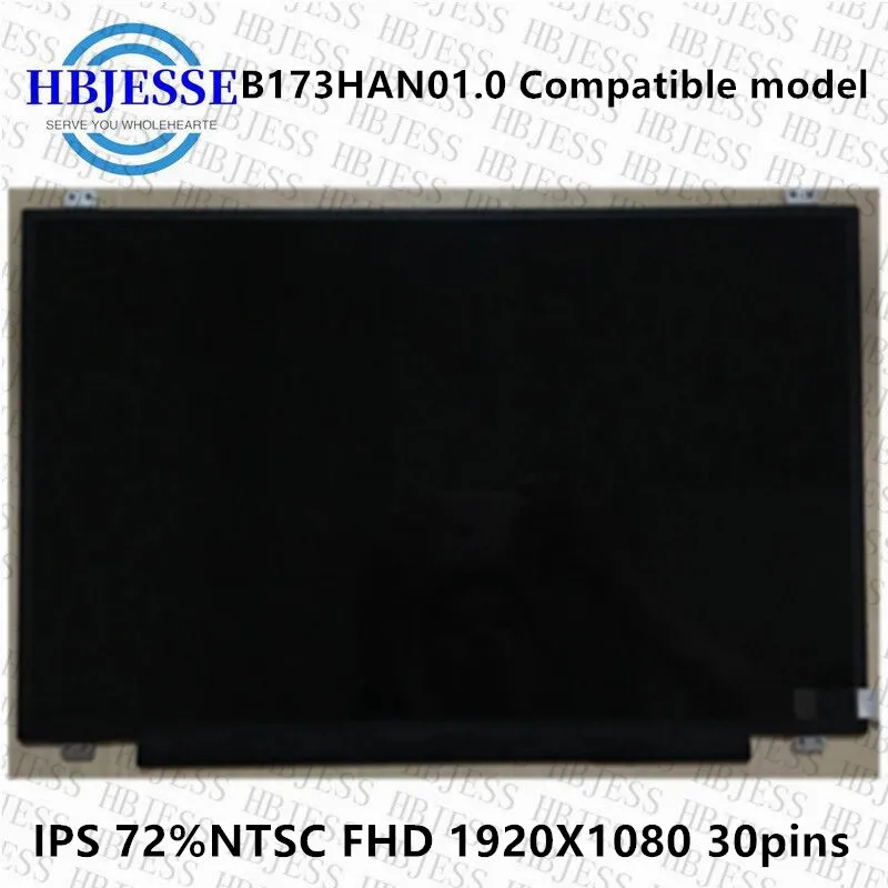 17.3'' For MSI GT72 GT73 laptop screen B173HAN01.0 LP173WF4 SPF6 F1 F5 B173HAN01.3 N173HCE-E31 FHD 1920*1080 eDP 30pins