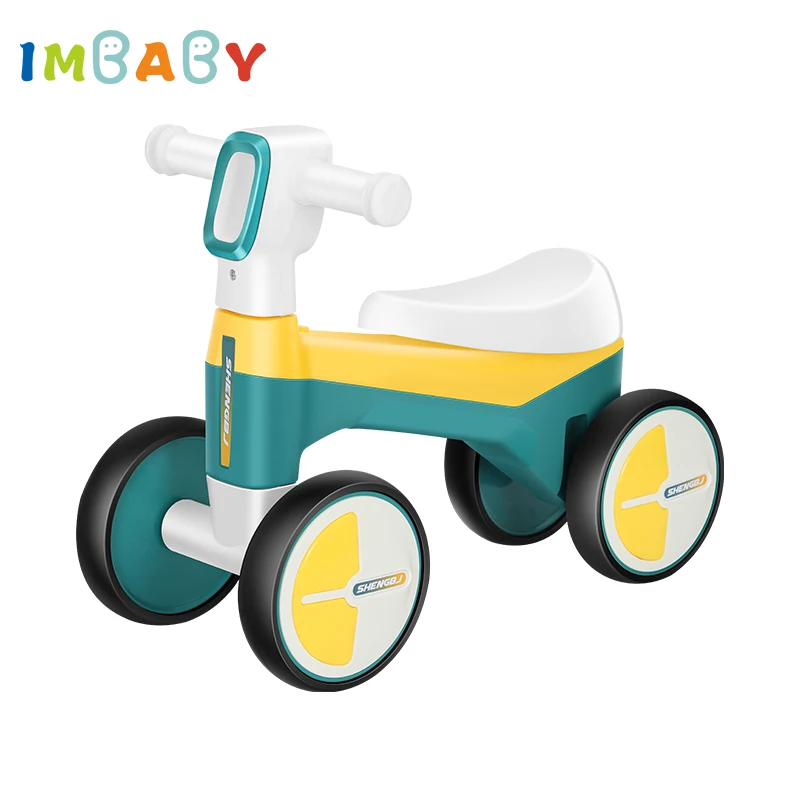 Baby musikalische Balance Fahrrad kein Pedal rutsch fest 4 Rad Fahrrad fahren Spielzeug Kleinkind Indoor Outdoor Lernen Walker Push Scooter Kind Geschenk