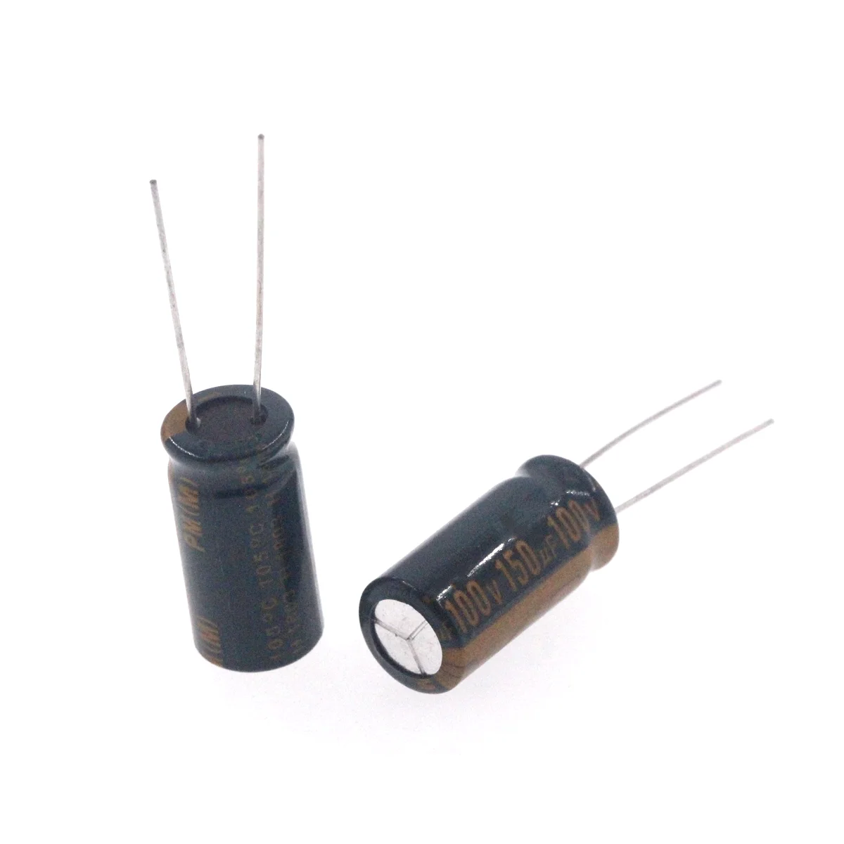 10pcs High frequency low resistance aluminum electrolytic capacitor 100V150UF 150uf100v volume: 10x20