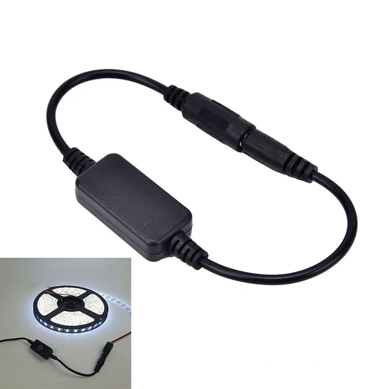 Top LED strip controller touch switches dimmer for led dimmable 1 keys dimmer 12v For LED Strip5050/ 3528/ 2835/ Control