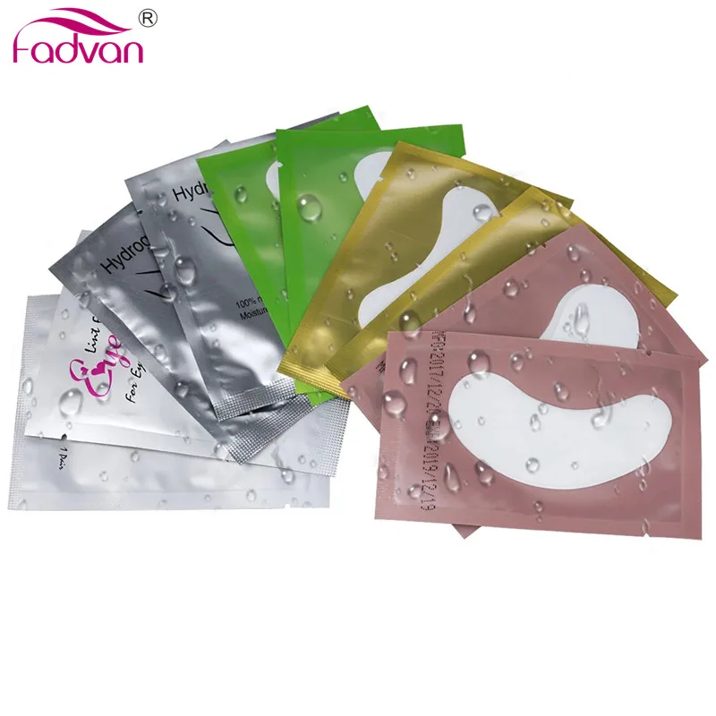 50/100 Pairs Eye Patch Lashes Extension Paper Patches Under Eye Pads Lash Extension Paper Patches Eye Tips Sticker Wraps Tools